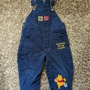 Winnie the Pooh vintage Overalls sz 24 months VINTAGE